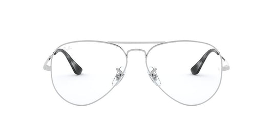 Lentes Oftálmicos Ray-Ban RX6489 Aviator Plateado