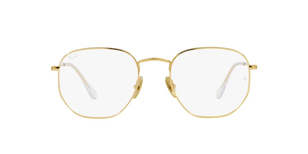 Lentes Oftálmicos Ray-Ban RX8148V Hexagonal Dorado