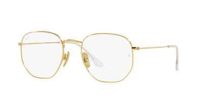 Lentes Oftálmicos Ray-Ban RX8148V Hexagonal Dorado