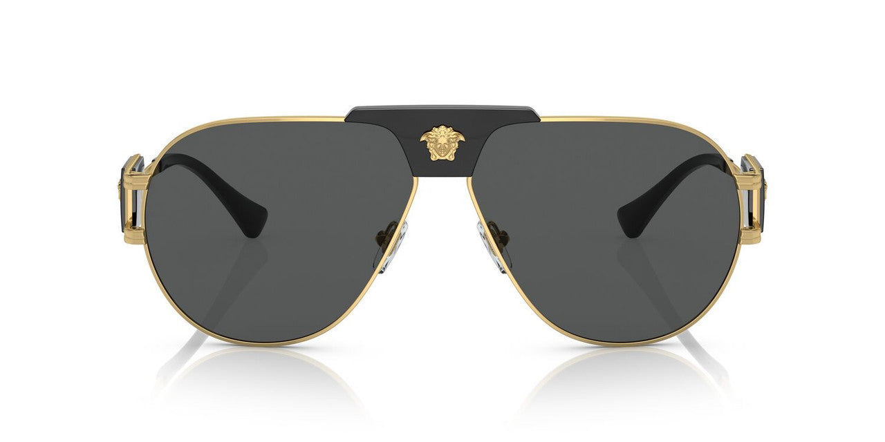 Lentes De Sol Versace VE2252 Gris/Dorado