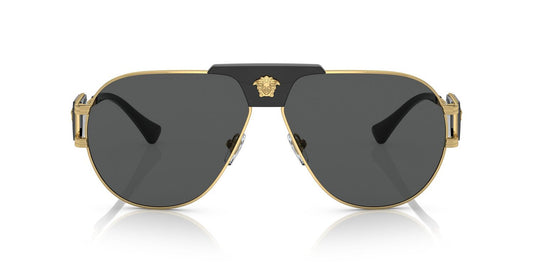 Lentes De Sol Versace VE2252 Gris/Dorado