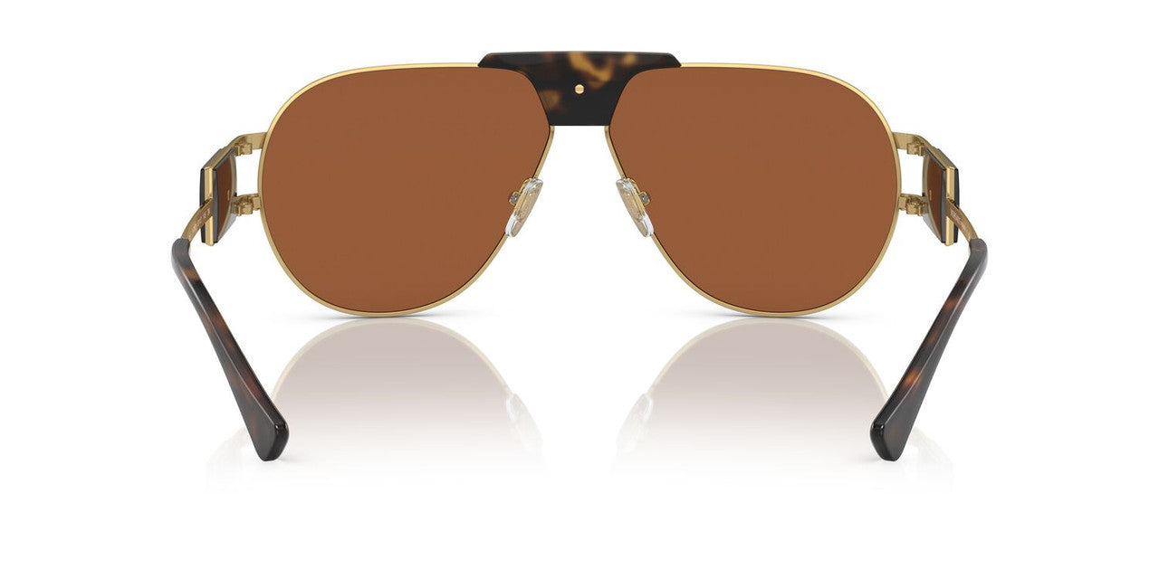 Lentes De Sol Versace VE2252 Café/Dorado