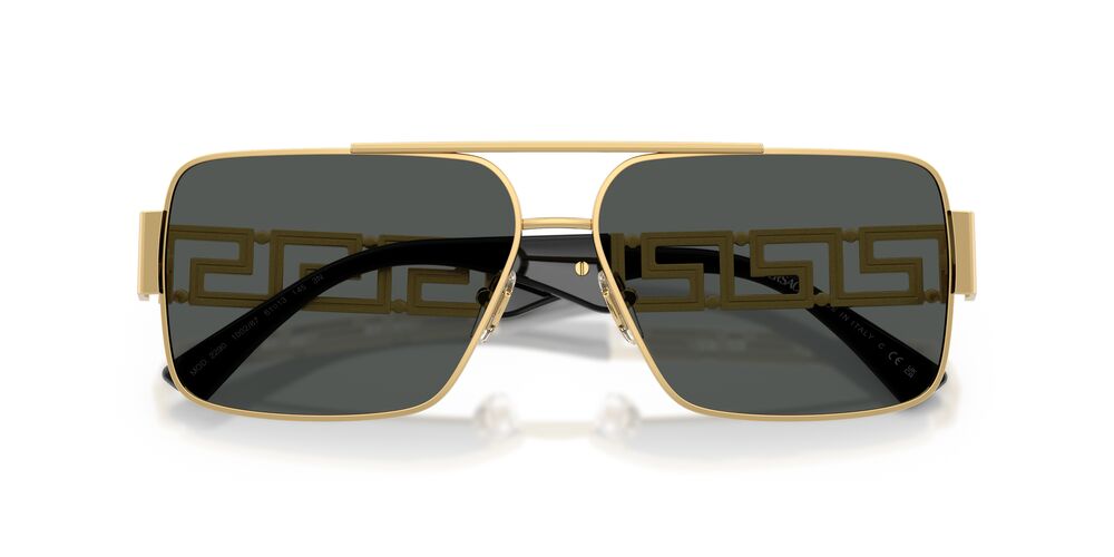 Lentes De Sol Versace VE2290 Gris/Dorado