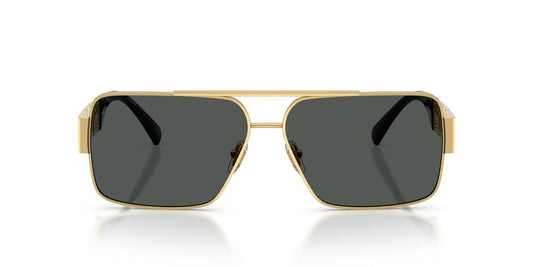 Lentes De Sol Versace VE2290 Gris/Dorado