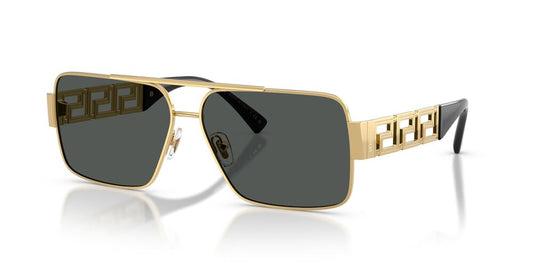 Lentes De Sol Versace VE2290 Gris/Dorado