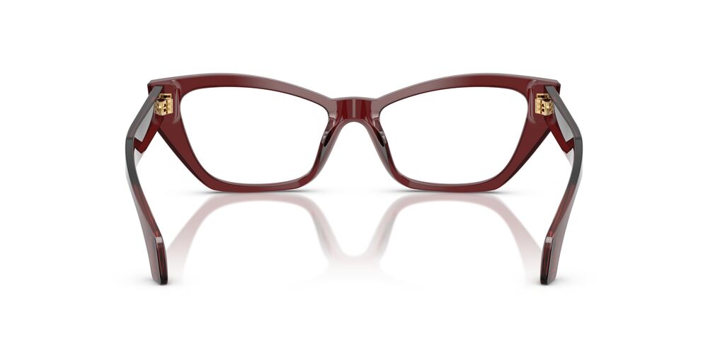 Lentes Oftálmicos Versace VE3373U Transparent Bordeaux Burdeo