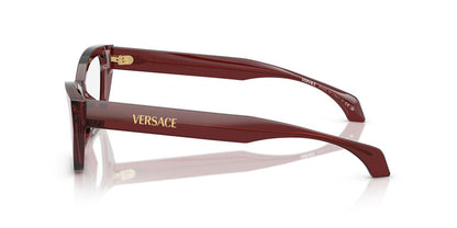 Lentes Oftálmicos Versace VE3373U Transparent Bordeaux Burdeo