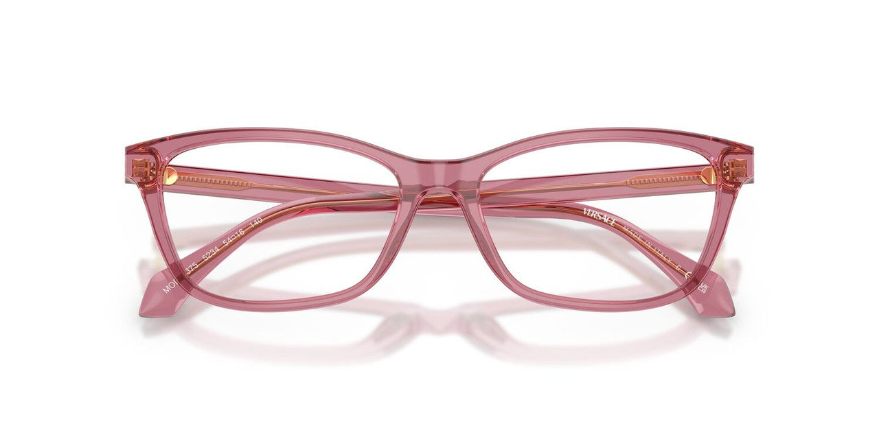 Lentes Oftálmicos Versace VE3375 Transparent Amarena Rosa