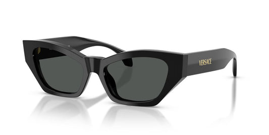 Lentes De Sol Versace VE4488U Black Dark Grey Gris/Negro