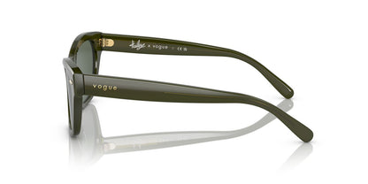 Lentes De Sol Vogue Eyewear 0VO5445S Verde/Verde