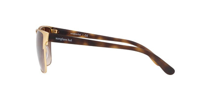 Lentes De Sol Sunglass Hut HU1007 Café/Dorado