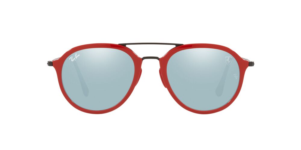 Lentes De Sol Ray-Ban 0RB4369M Plata/Rojo