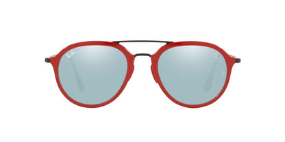 Lentes De Sol Ray-Ban 0RB4369M Plata/Rojo