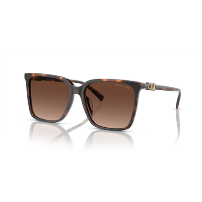 Lentes De Sol Michael Kors MK2197U Canberra Dark Tortoi Café/Havana