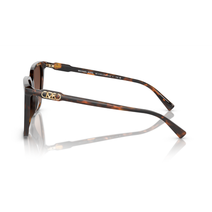 Lentes De Sol Michael Kors MK2197U Canberra Dark Tortoi Café/Havana