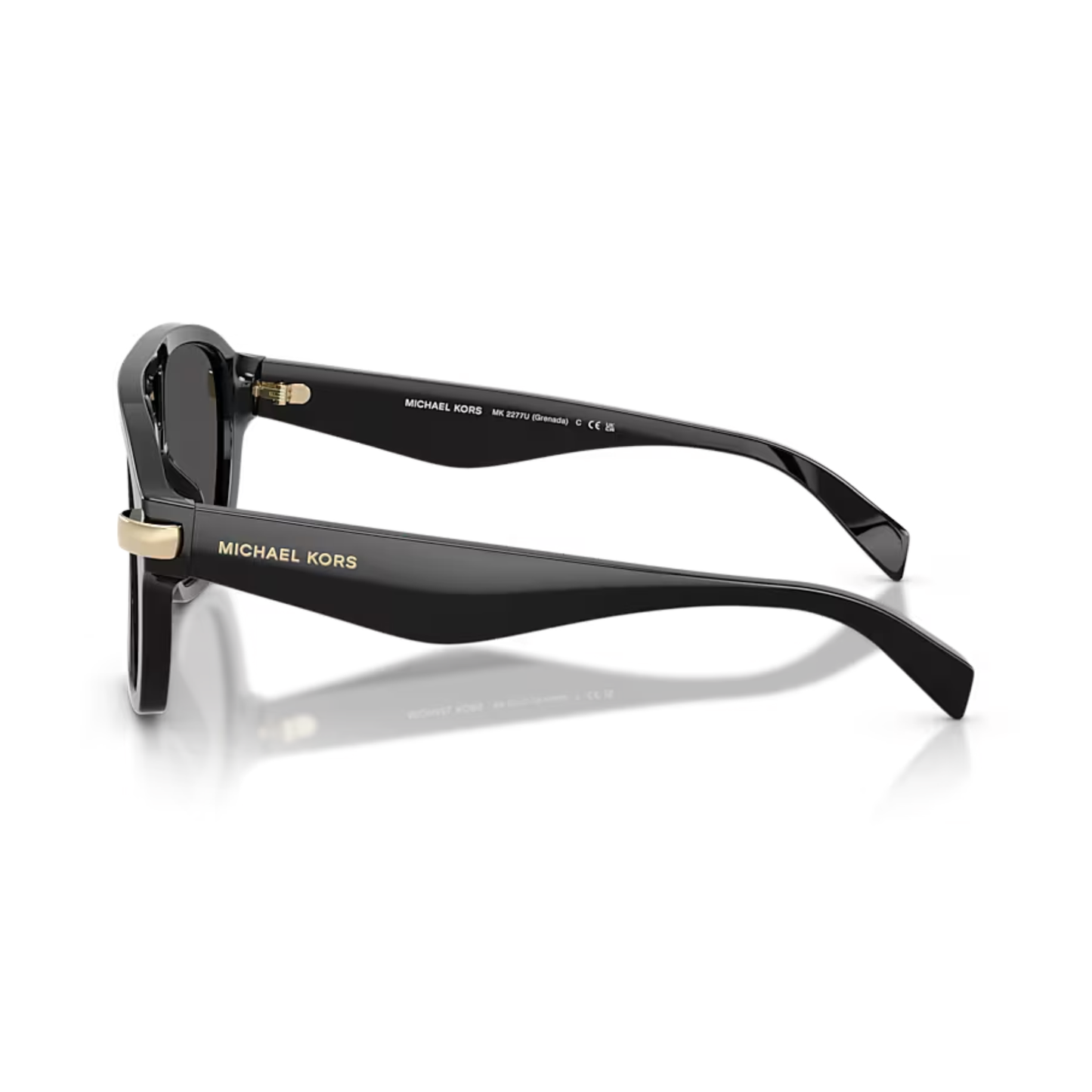 Lentes De Sol Michael Kors MK2277U Grenada Black Grey M Gris/Negro