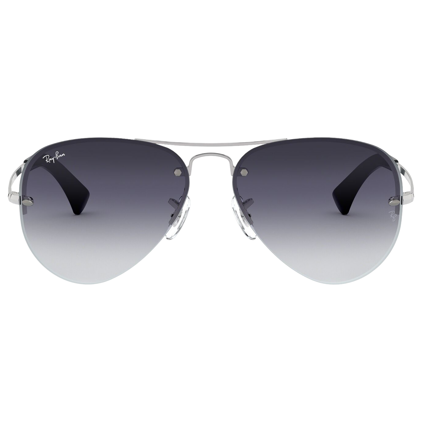 Lentes De Sol Ray-Ban RB3449 Silver Light Verde/Plateado