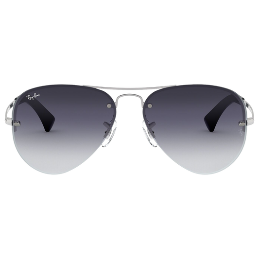 Lentes De Sol Ray-Ban RB3449 Silver Light Verde/Plateado