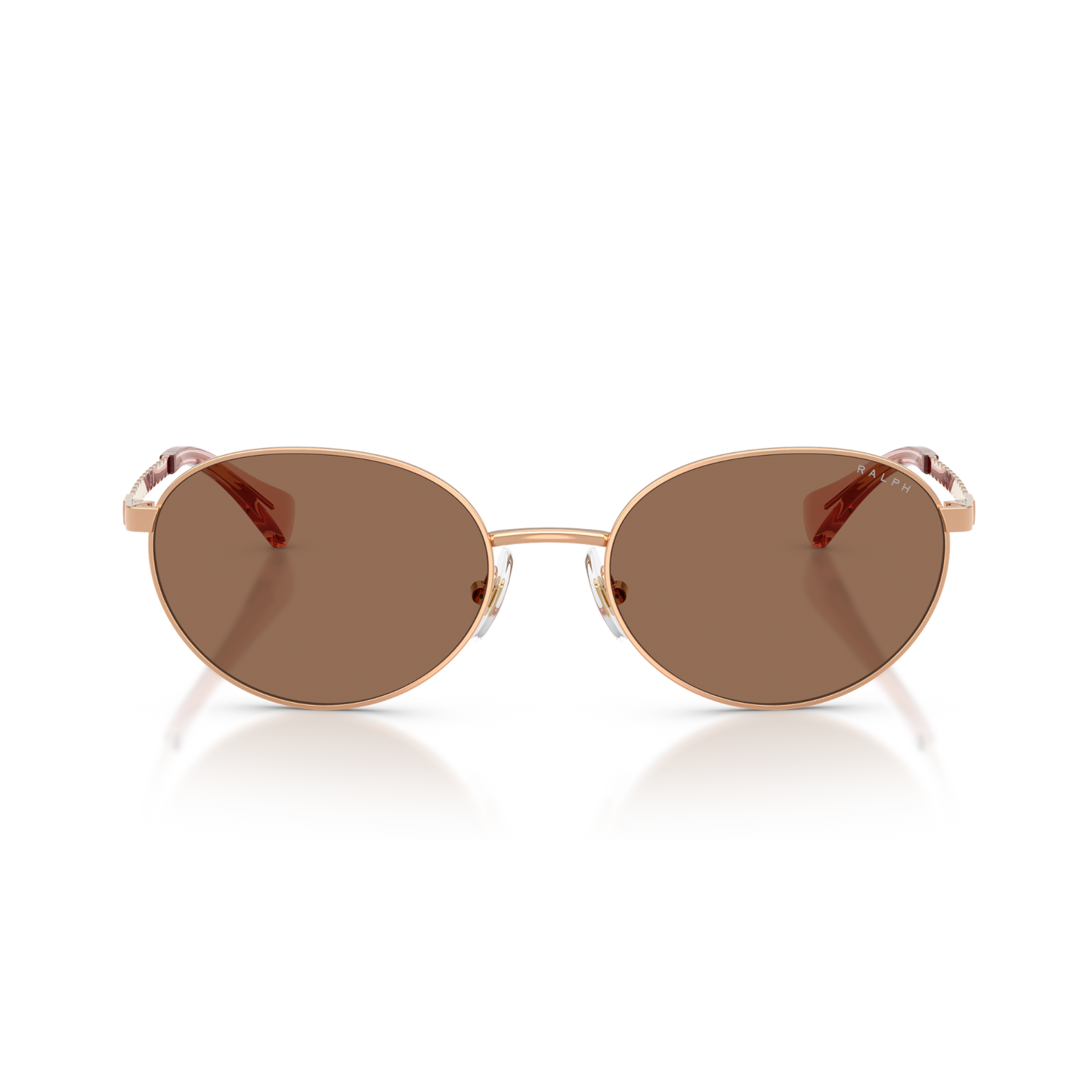 Lentes De Sol Ralph RA4148 Shiny Rosegold Brown Rosa Mujer Café/Rosa
