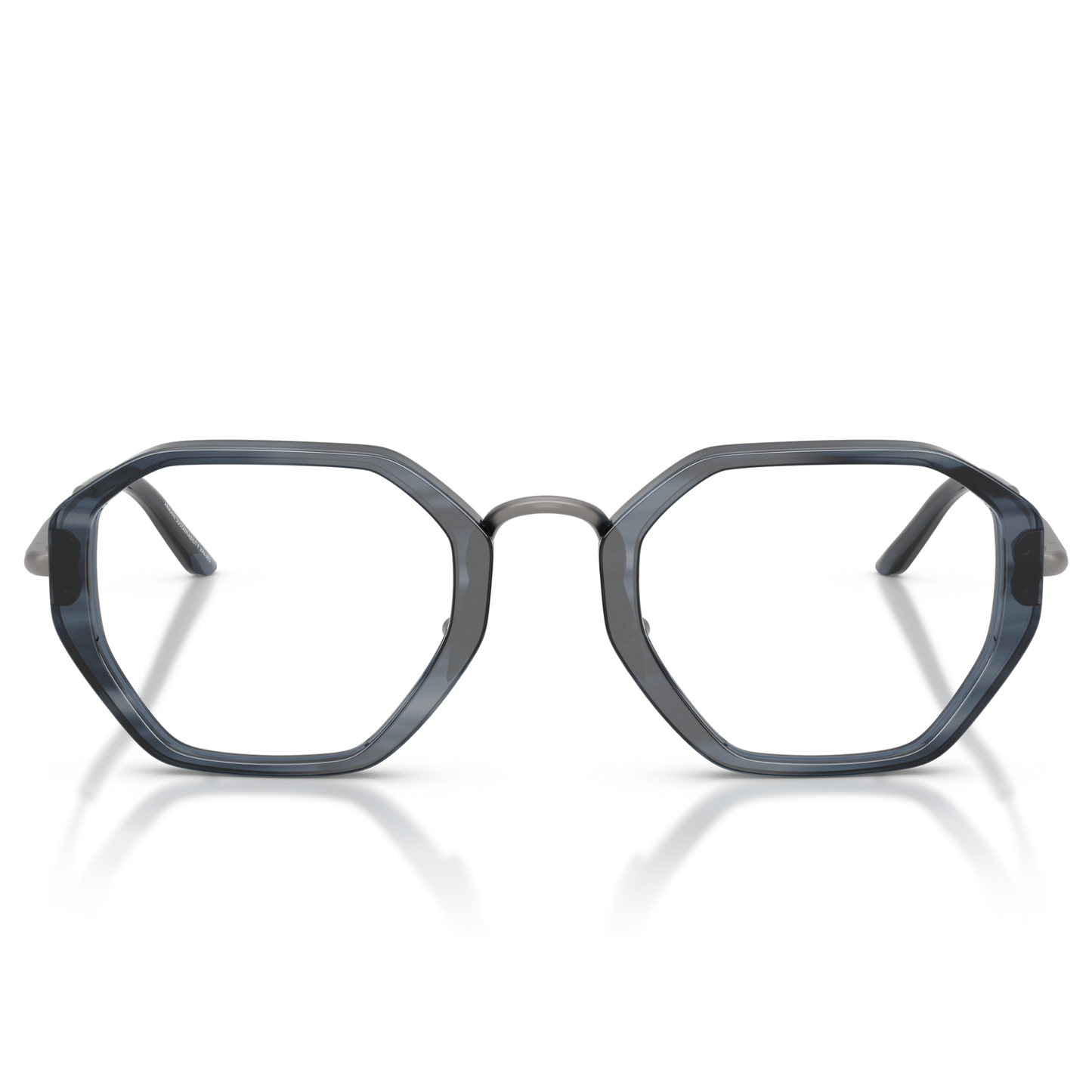 Lentes Oftálmicos Giorgio Armani AR7282 Striped Gris