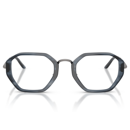 Lentes Oftálmicos Giorgio Armani AR7282 Striped Gris