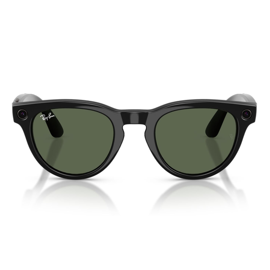 Lentes De Sol Ray-Ban Meta 0RW4013F  Low Bridge Fit Headliner Negro