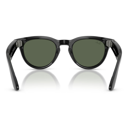 Lentes De Sol Ray-Ban Meta 0RW4013F  Low Bridge Fit Headliner Negro