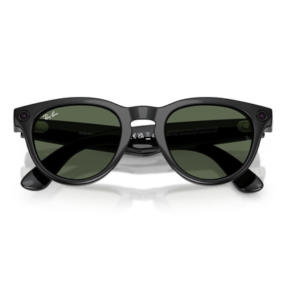 Lentes De Sol Ray-Ban Meta 0RW4013F  Low Bridge Fit Headliner Negro