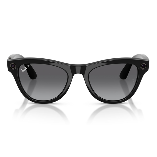 Lentes De Sol Ray-Ban Meta 0RW4014 Skyler Polarizado Negro