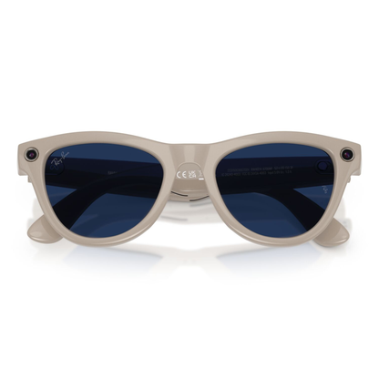 Lentes De Sol Ray-Ban Meta 0RW4014 Skyler Transitions Azul/Gris