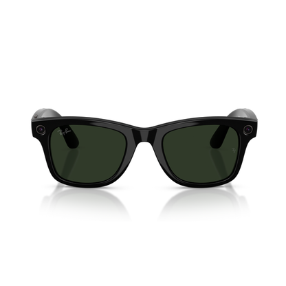 Lentes De Sol Ray-Ban Meta 0RW4012 Wayfarer Transitions Verde/Negro