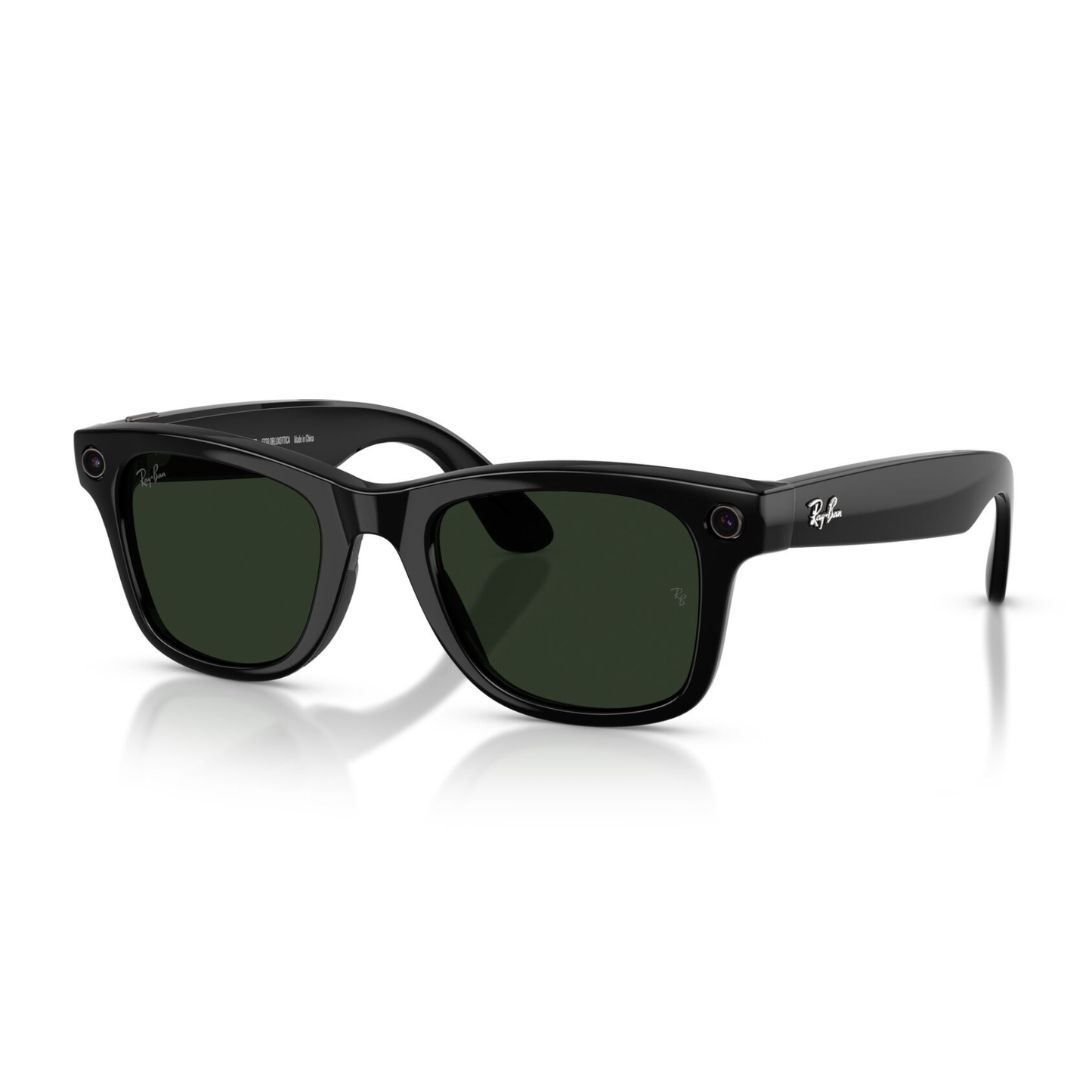 Lentes De Sol Ray-Ban Meta 0RW4012 Wayfarer Transitions Verde/Negro