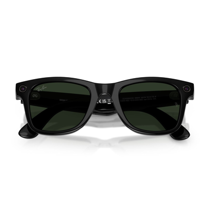 Lentes De Sol Ray-Ban Meta 0RW4012 Wayfarer Transitions Verde/Negro