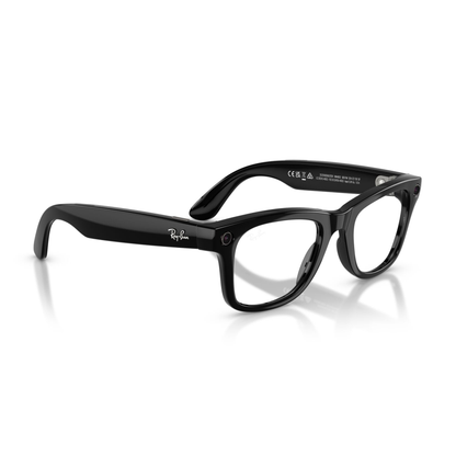 Lentes De Sol Ray-Ban Meta 0RW4012 Wayfarer Transitions Verde/Negro