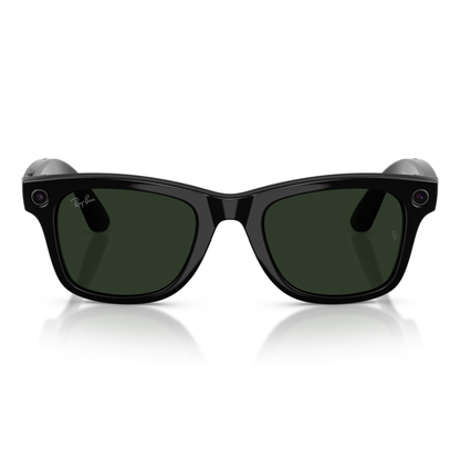 Lentes De Sol Ray-Ban Meta 0RW4012 Wayfarer Transitions Large Verde/Negro