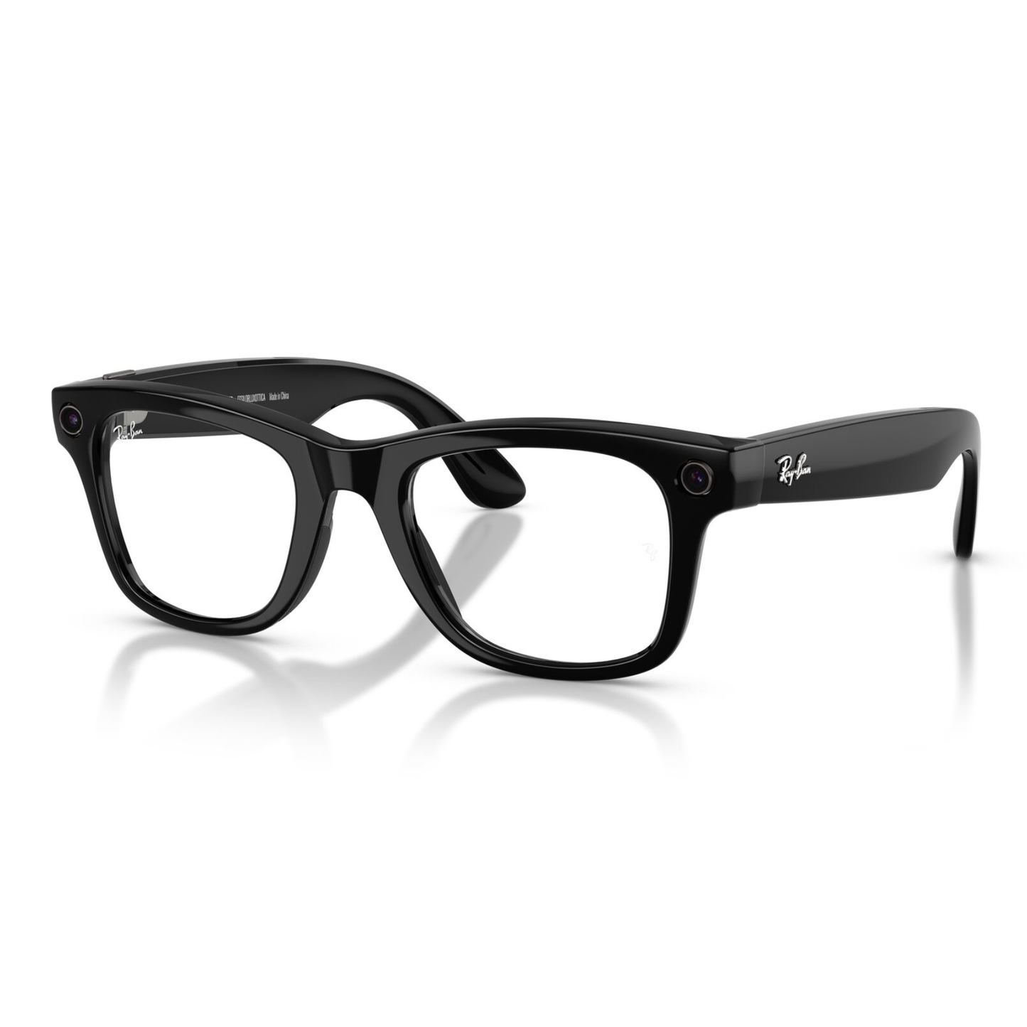 Lentes De Sol Ray-Ban Meta 0RW4012 Wayfarer Transitions Large Verde/Negro