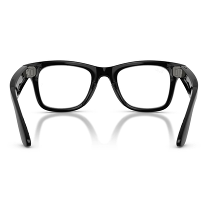 Lentes De Sol Ray-Ban Meta 0RW4012 Wayfarer Transitions Large Verde/Negro