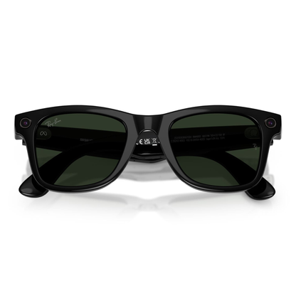 Lentes De Sol Ray-Ban Meta 0RW4012 Wayfarer Transitions Large Verde/Negro
