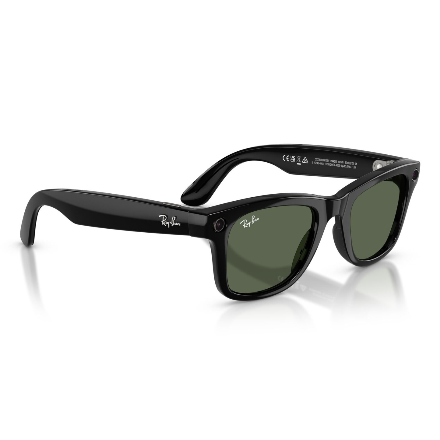 Lentes De Sol Ray-Ban Meta 0RW4012 Wayfarer Negro