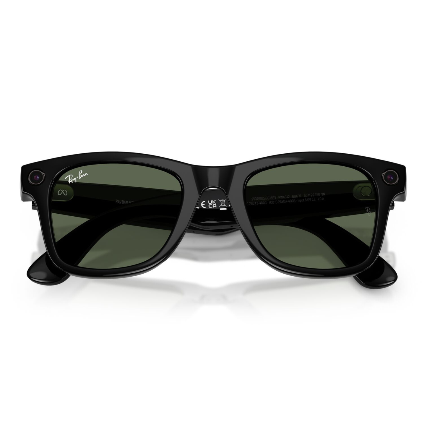 Lentes De Sol Ray-Ban Meta 0RW4012 Wayfarer Negro