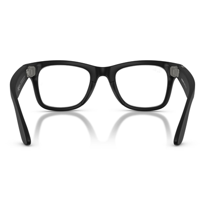 Lentes De Sol Ray-Ban Meta 0RW4012 Wayfarer Transitions Large Gris/Negro