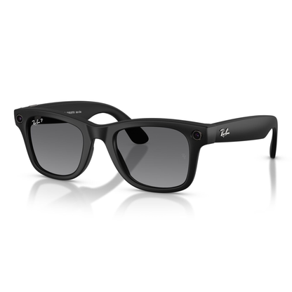 Lentes de sol Ray-Ban Meta RW4012  Wayfarer RW4012 Unisex Negro Polarizado