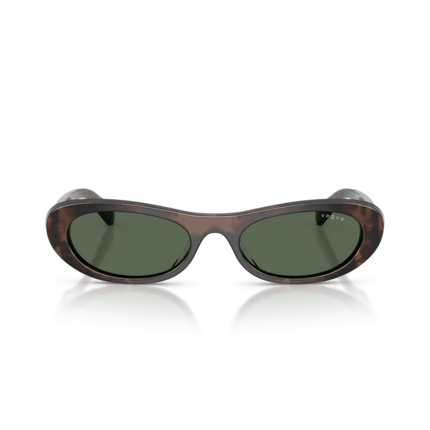 Lentes De Sol Vogue Eyewear VO5695SU Milky Brown Havana Verde/Marrón