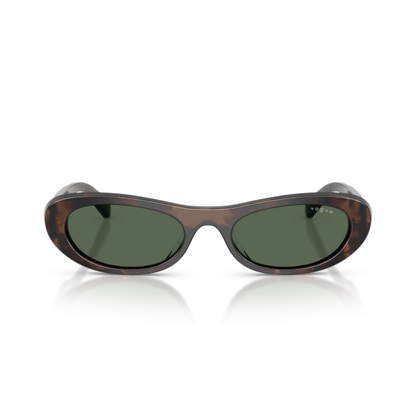 Lentes De Sol Vogue Eyewear VO5695SU Milky Brown Havana Verde/Marrón