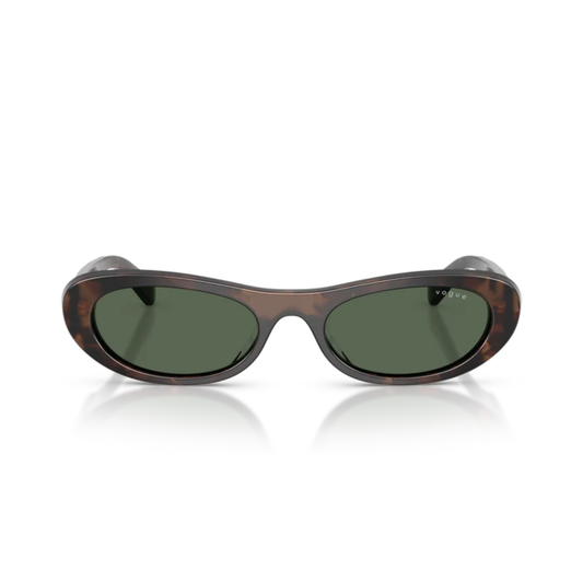 Lentes De Sol Vogue Eyewear VO5695SU Milky Brown Havana Verde/Marrón