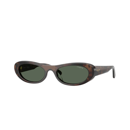 Lentes De Sol Vogue Eyewear VO5695SU Milky Brown Havana Verde/Marrón