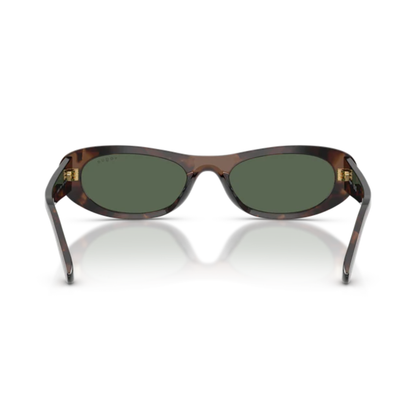Lentes De Sol Vogue Eyewear VO5695SU Milky Brown Havana Verde/Marrón