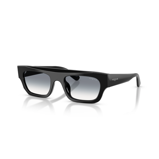 Lentes De Sol Vogue Eyewear VO5694SU Black Clear Gradien Azul/Negro
