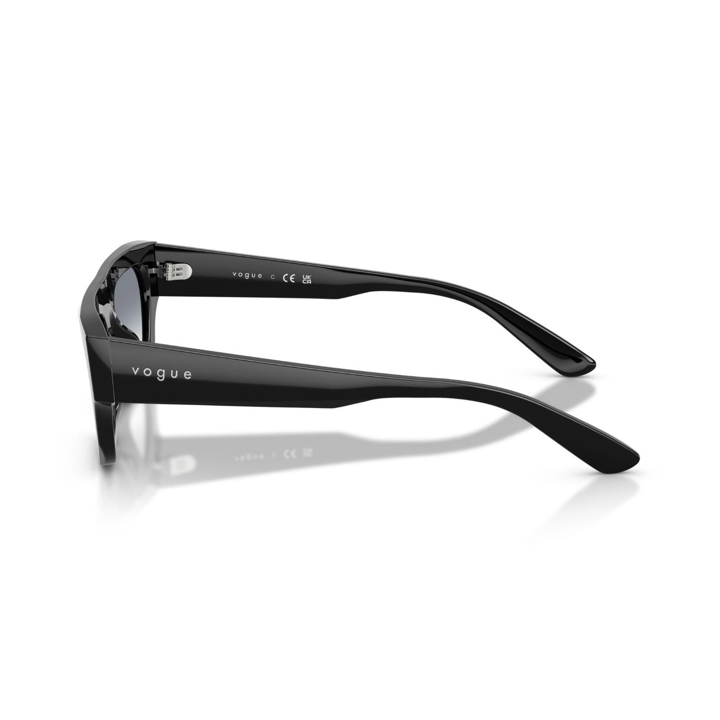 Lentes De Sol Vogue Eyewear VO5694SU Black Clear Gradien Azul/Negro