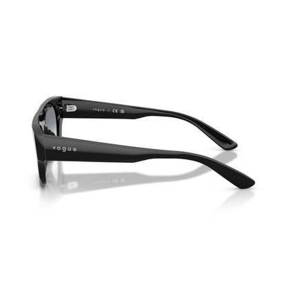 Lentes De Sol Vogue Eyewear VO5694SU Black Clear Gradien Azul/Negro